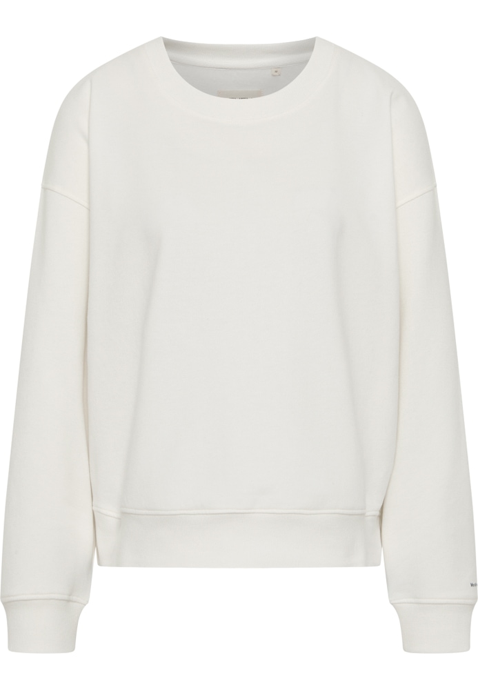 Strick Pullover in off-white unifarben