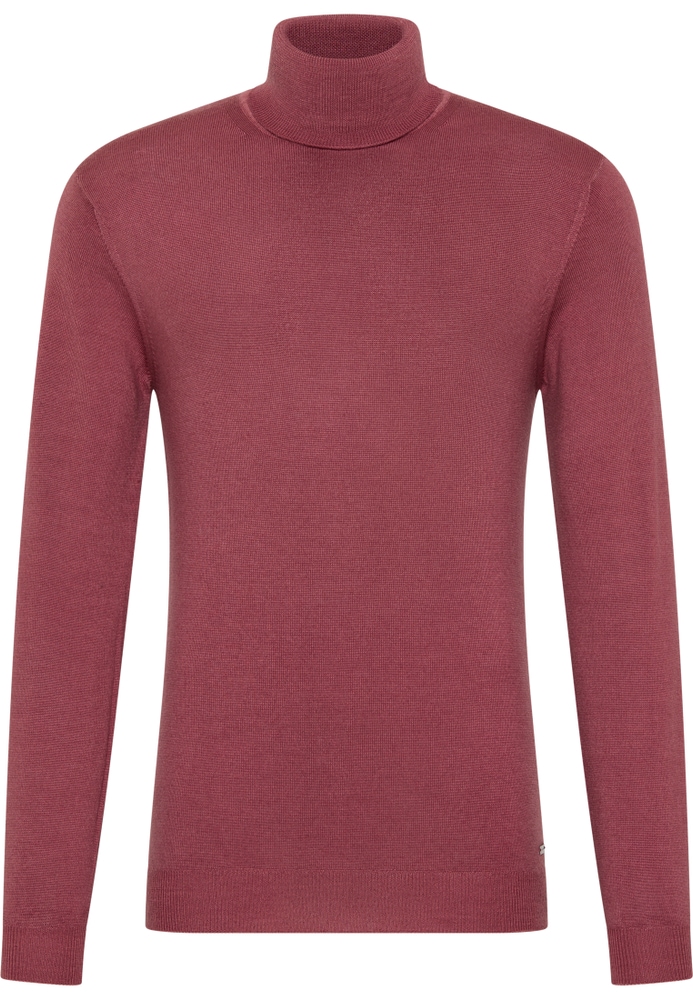 Strick Pullover in weinrot unifarben