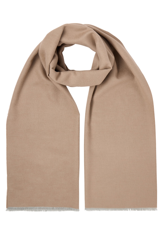 Schal in taupe unifarben