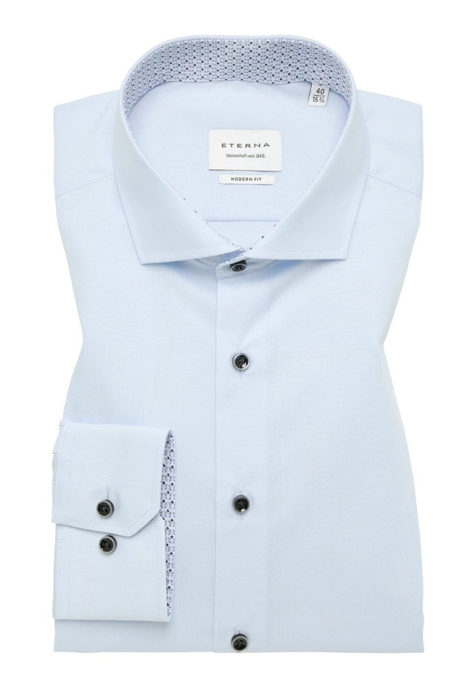 MODERN FIT Original Shirt in himmelblau unifarben