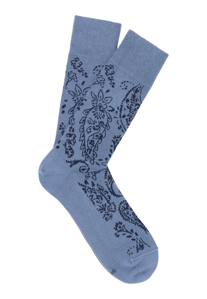 Socken in denim gemustert