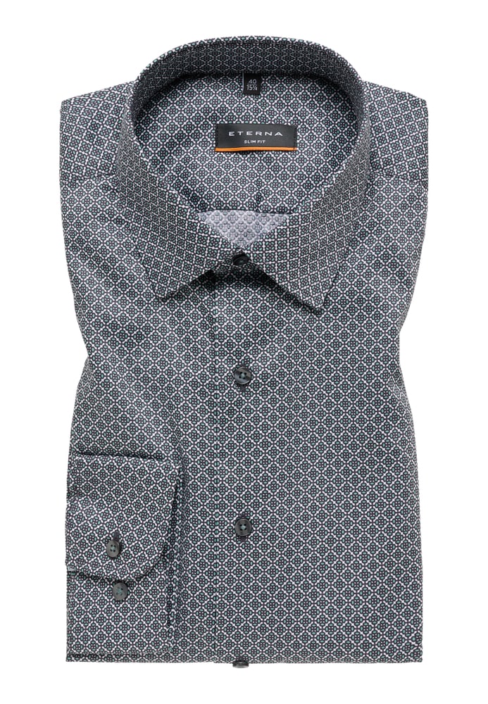 Image of ETERNA Print-Hemd SLIM FIT