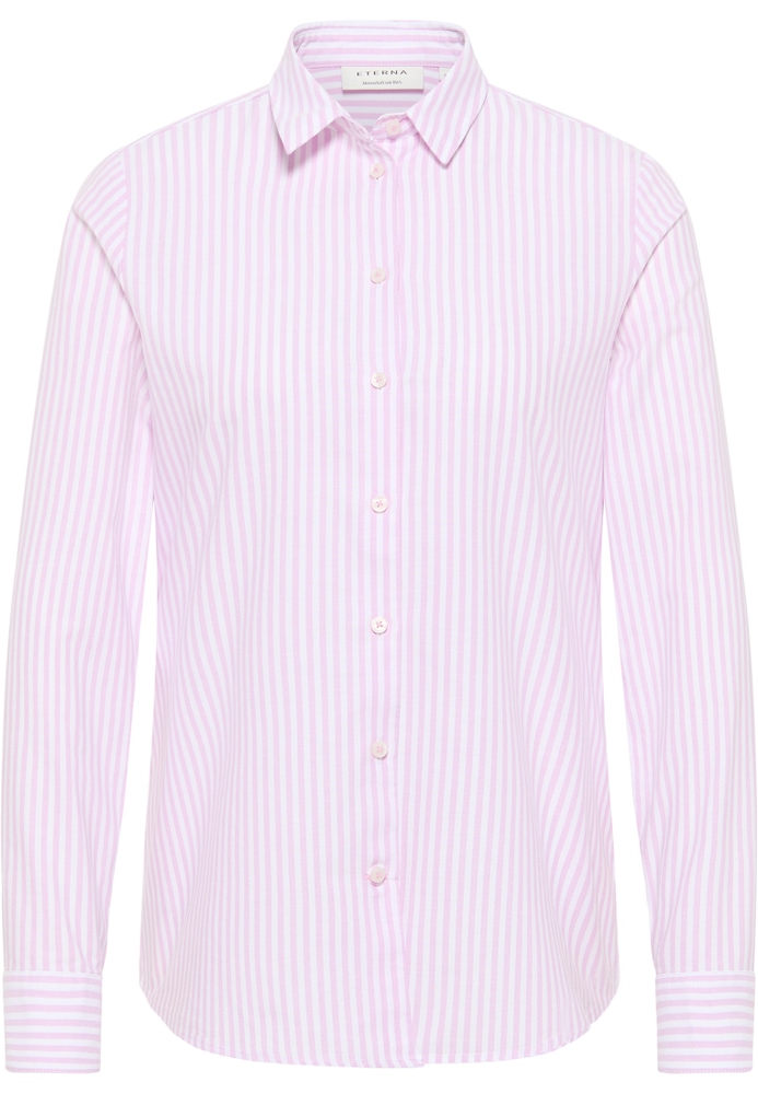 Oxford Shirt Bluse in pink gestreift