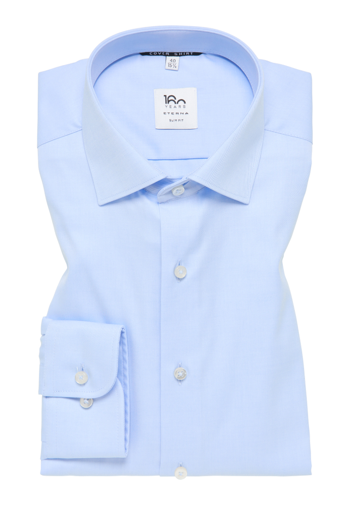 Image of ETERNA unifarbenes Cover Shirt SLIM FIT