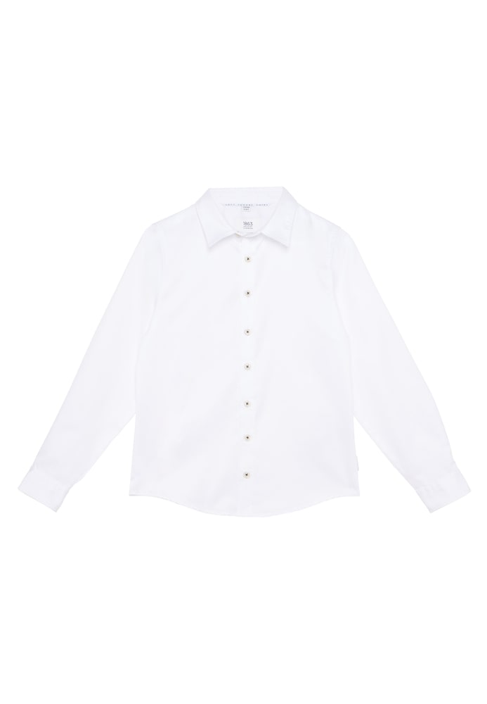 Soft Luxury Shirt in weiß unifarben