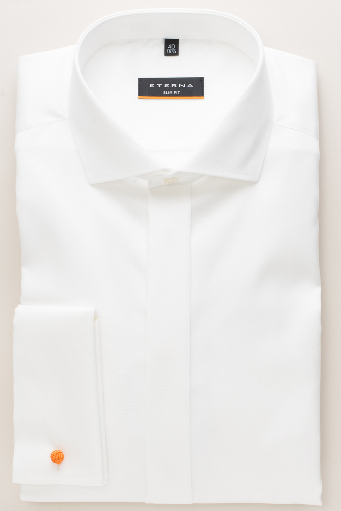 Image of ETERNA unifarbenes Gentle Shirt SLIM FIT