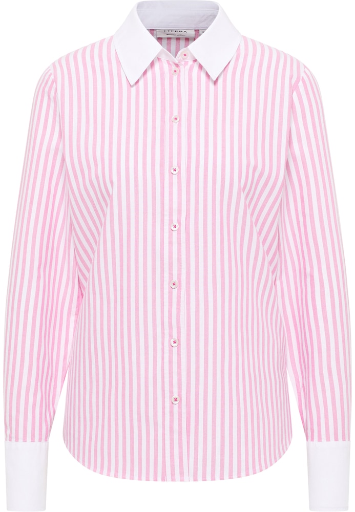 Oxford Shirt Bluse in pink gestreift