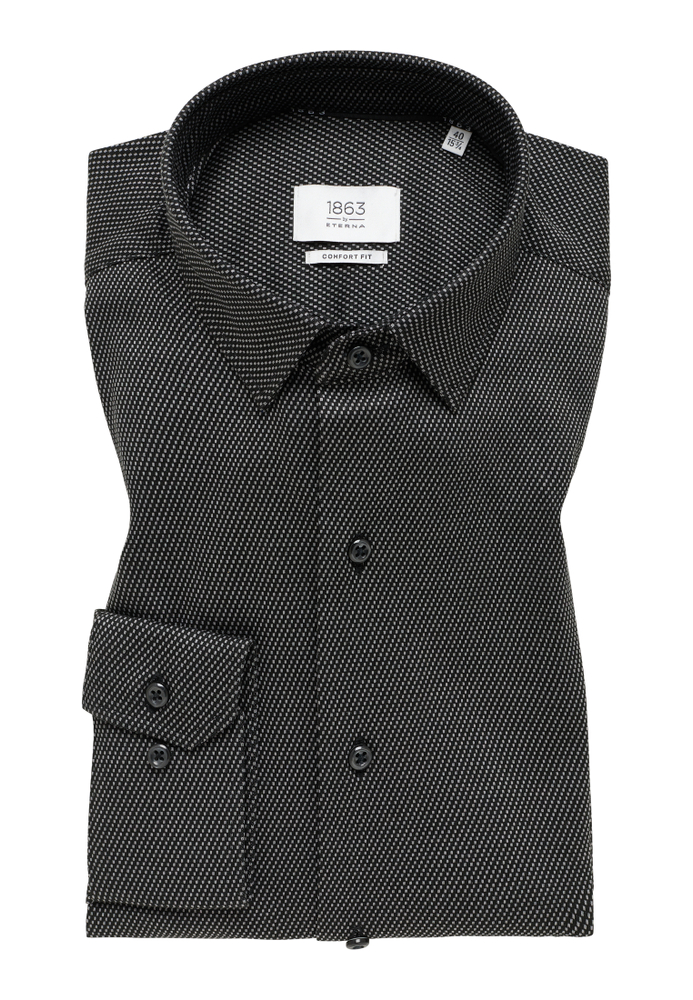 Image of ETERNA Soft Tailoring Strukturhemd COMFORT FIT