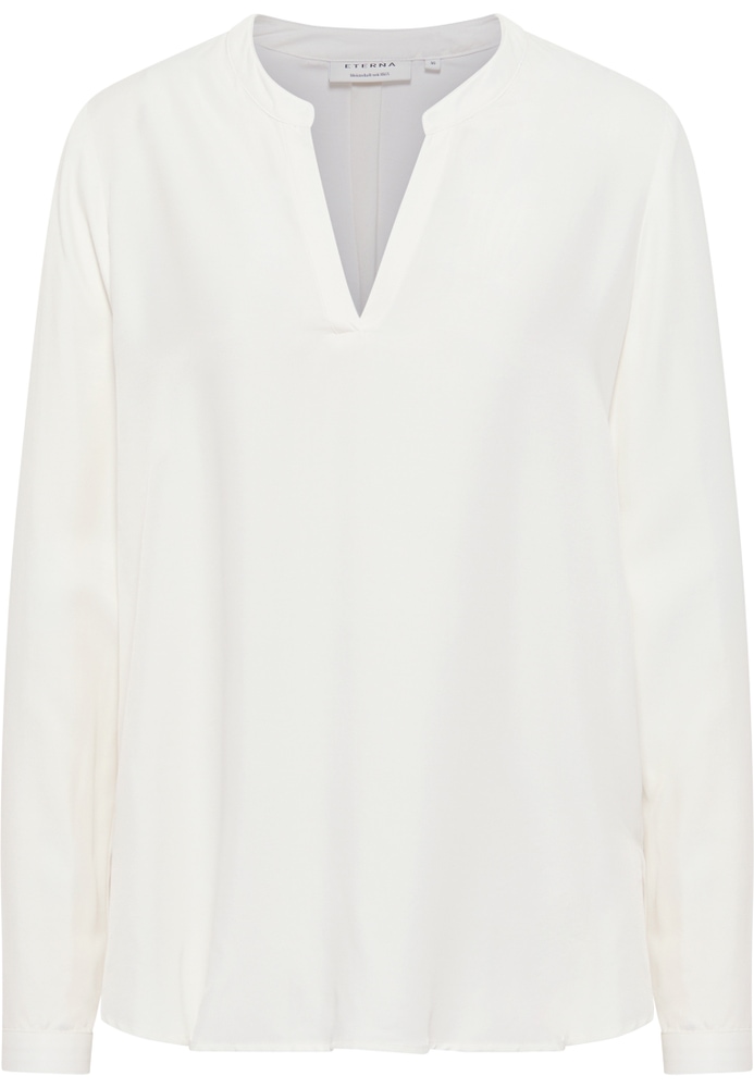 Viscose Shirt Bluse in champagner unifarben