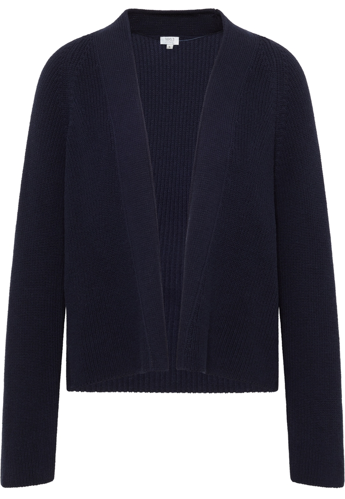 Strick Cardigan in navy unifarben