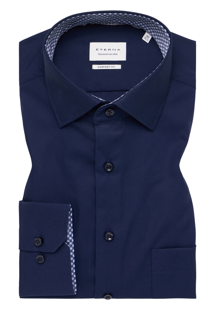 COMFORT FIT Original Shirt in navy unifarben