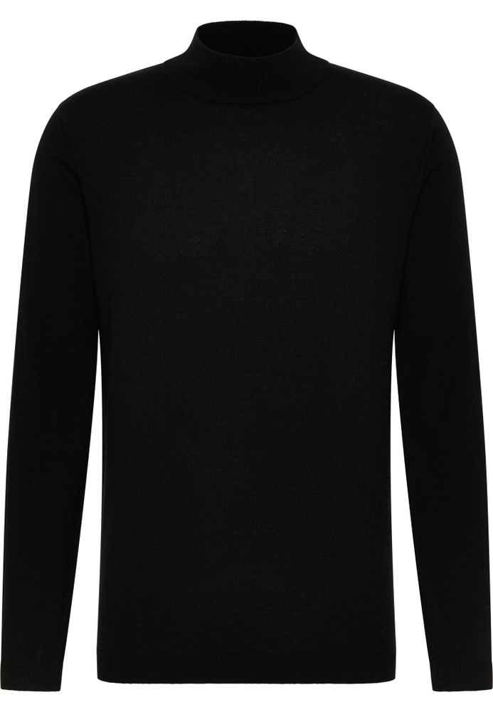 Strick Pullover in schwarz unifarben