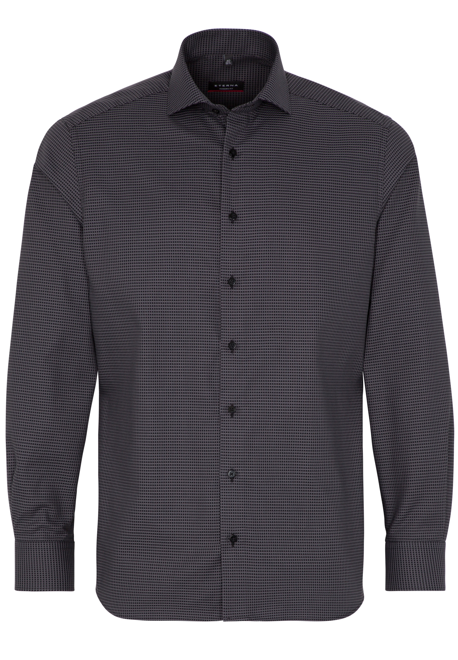 MODERN FIT Shirt in black structured