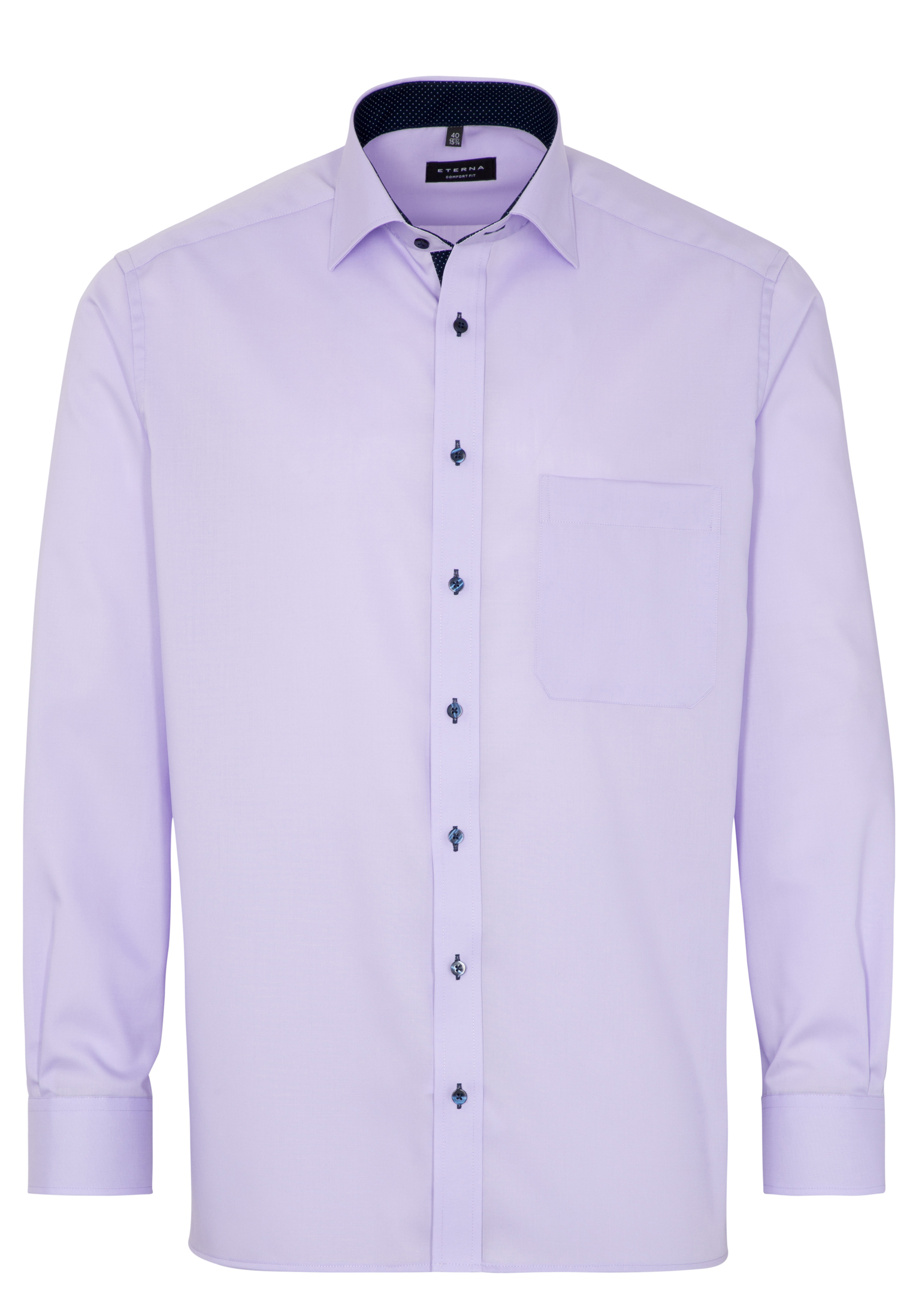 COMFORT FIT Shirt in lavender plain
