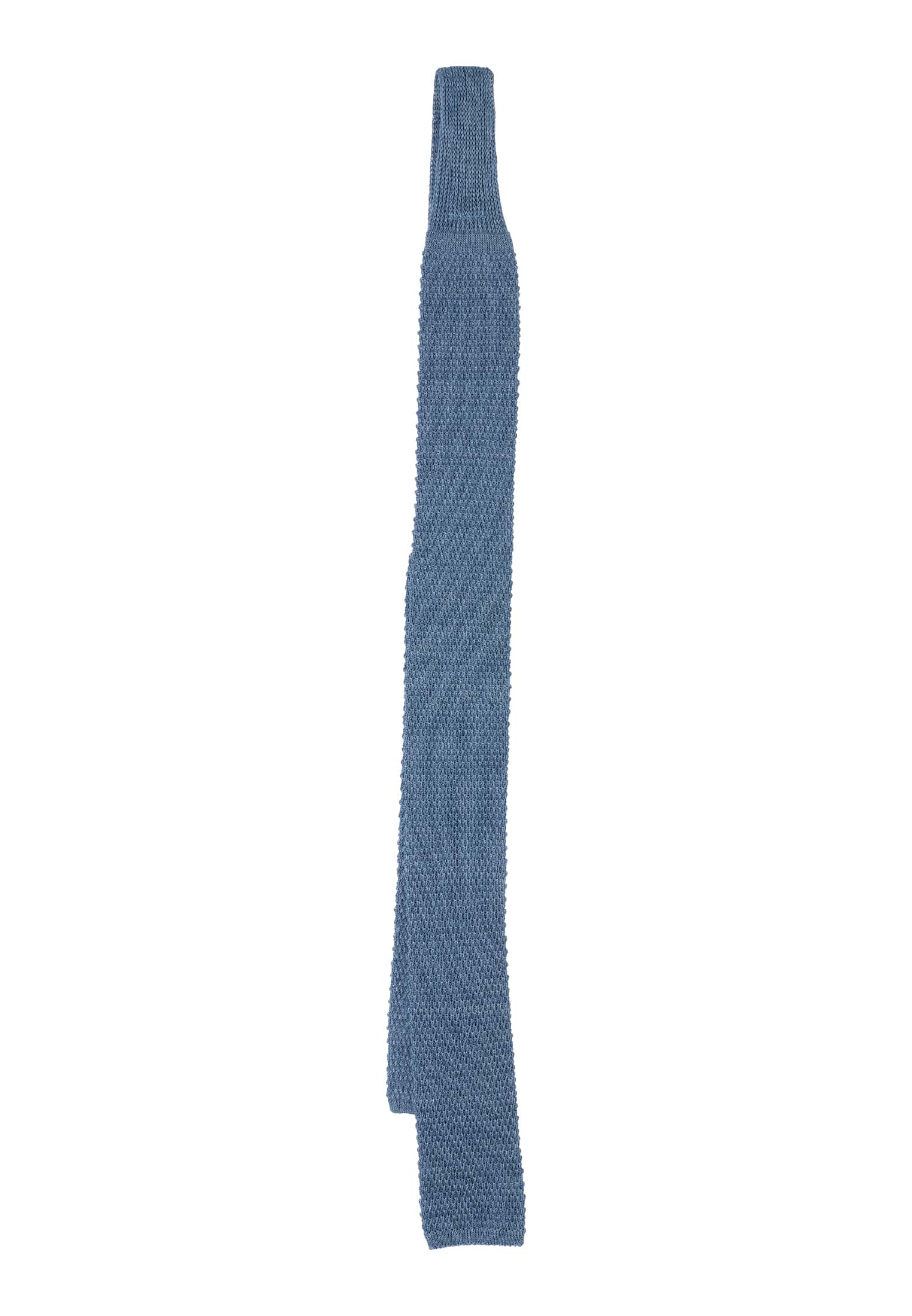 Krawatte in rauchblau unifarben | 1AC02004-01-62-142 | 142 | rauchblau