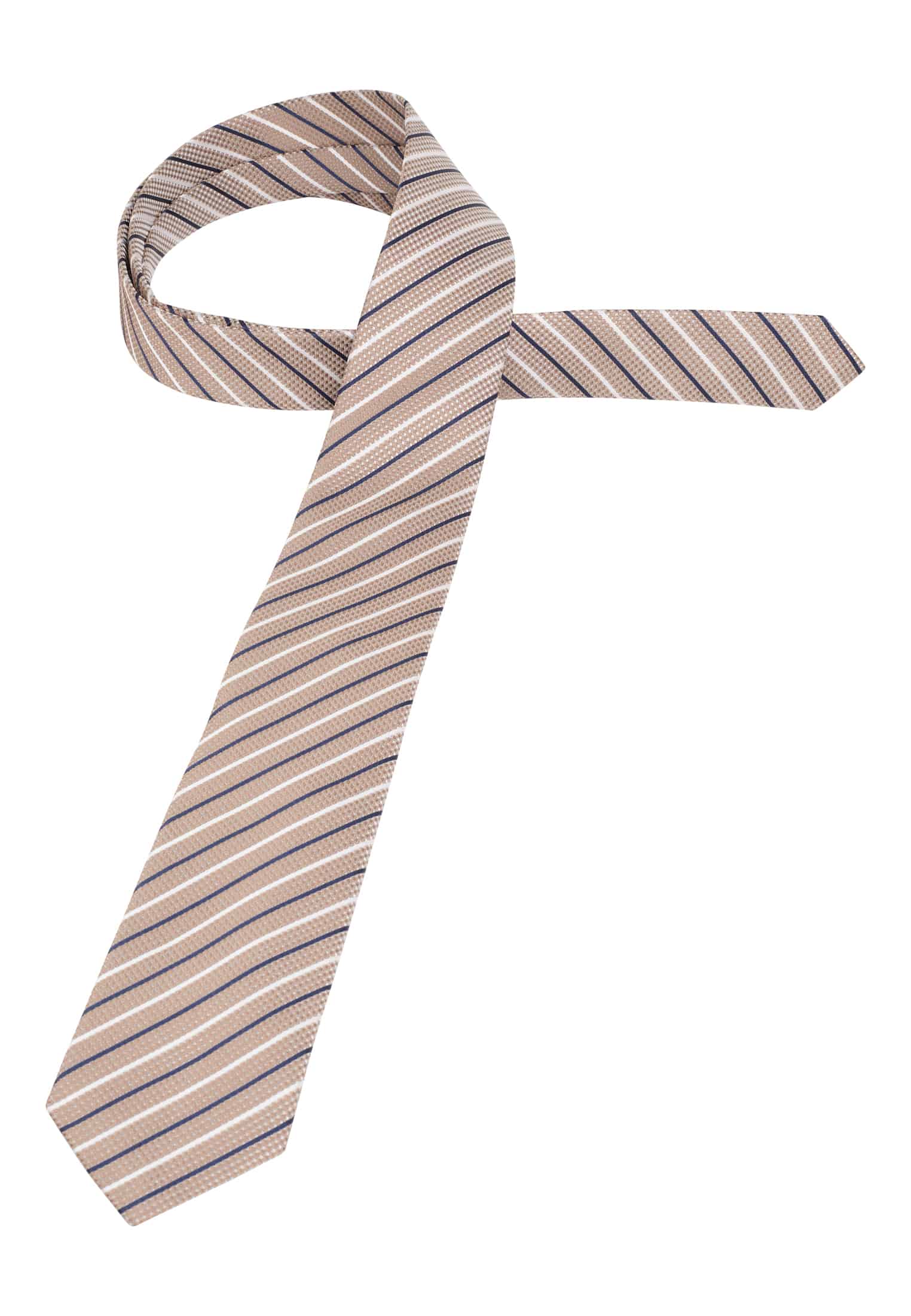 Krawatte in | 142 gestreift beige 1AC02008-02-01-142 beige | 