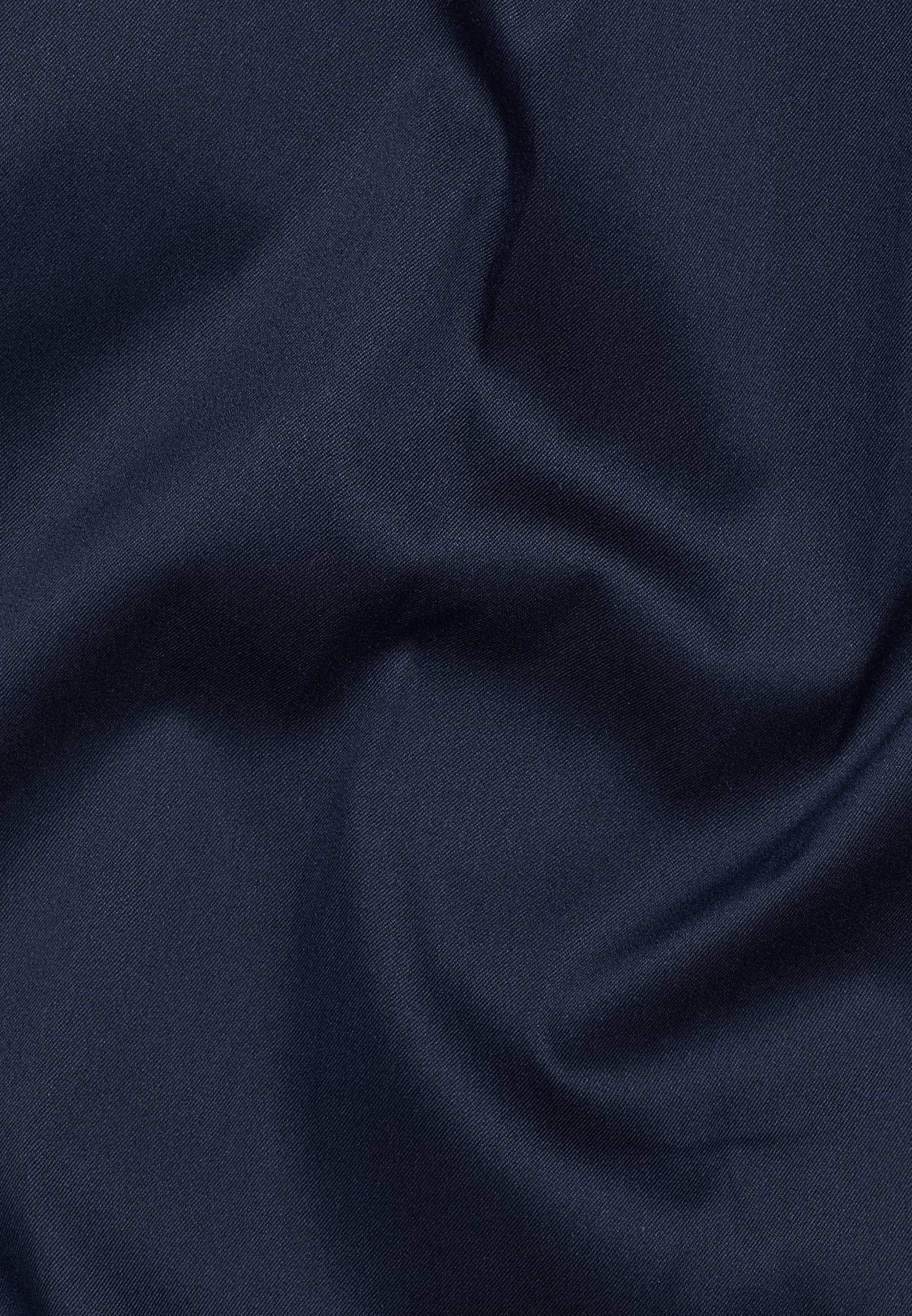 Blusenkleid in navy unifarben