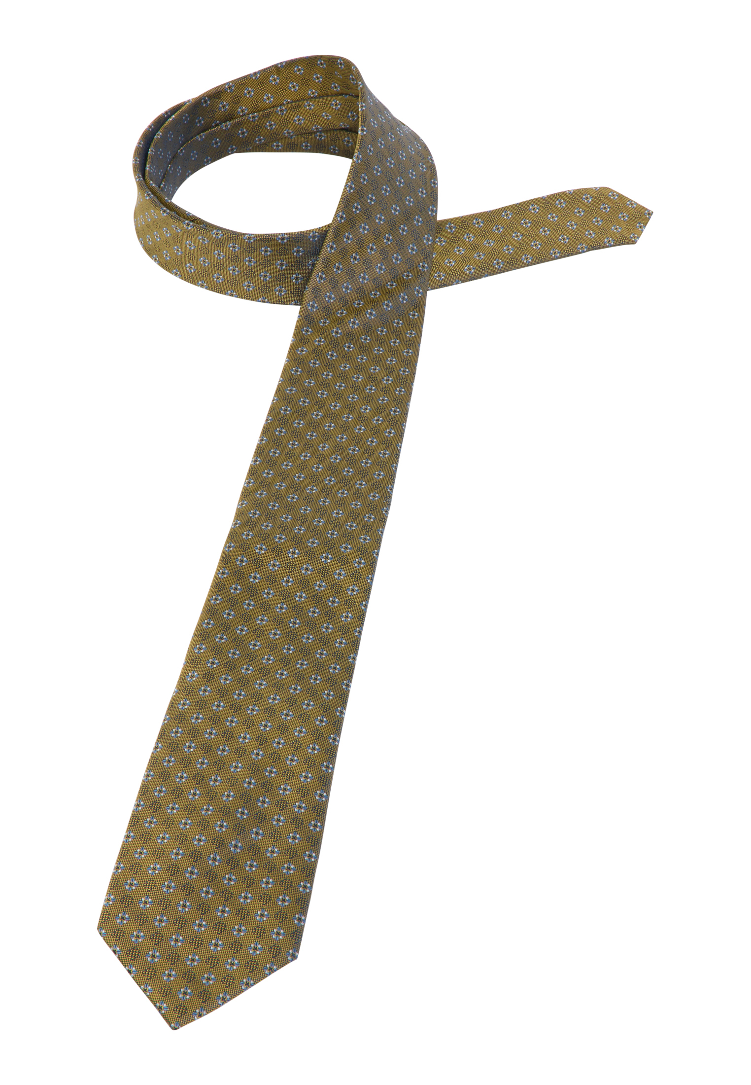 Krawatte in ocker gemustert | 142 | ocker 1AC01899-07-34-142 