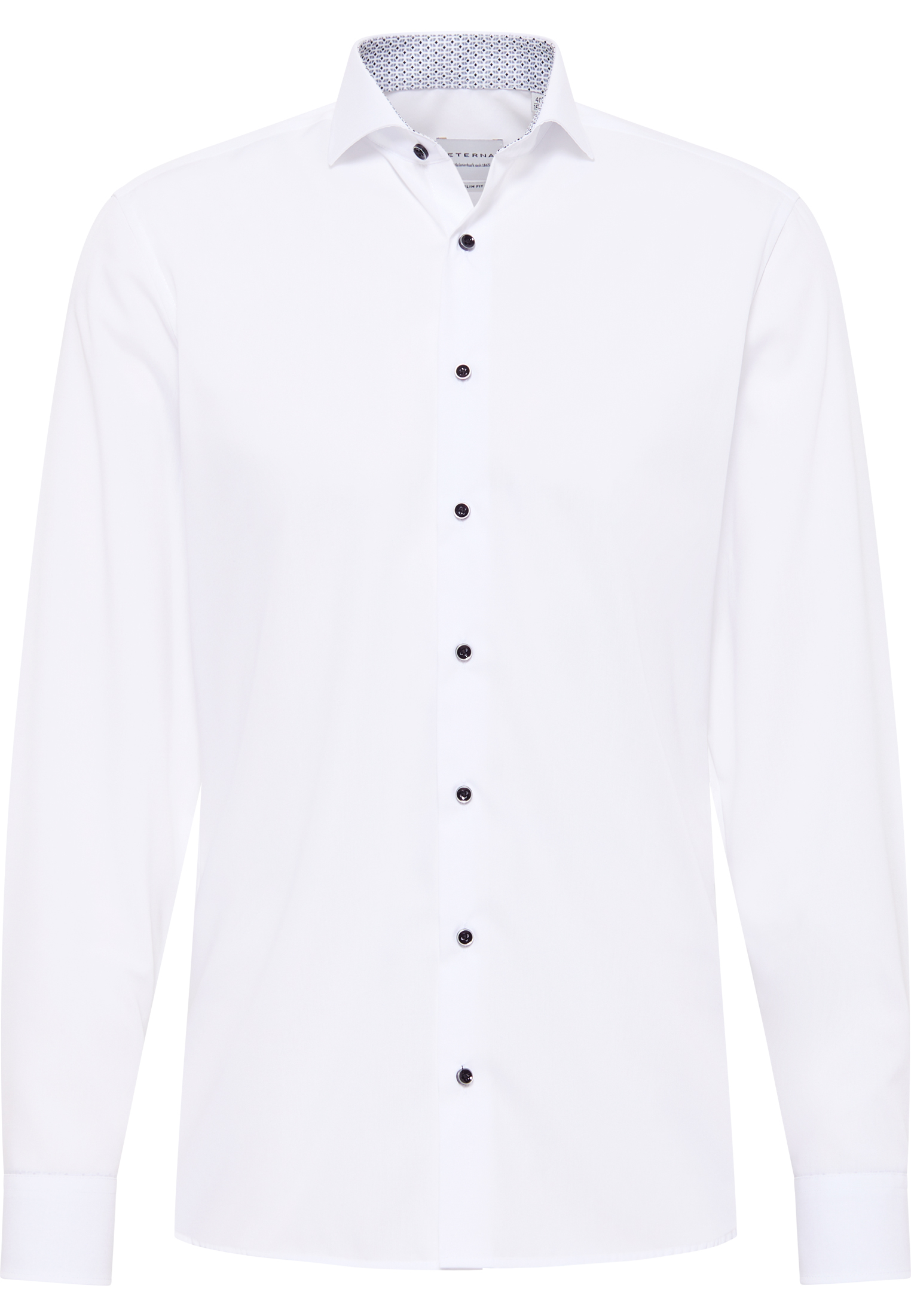 SLIM FIT Original Shirt in weiß unifarben