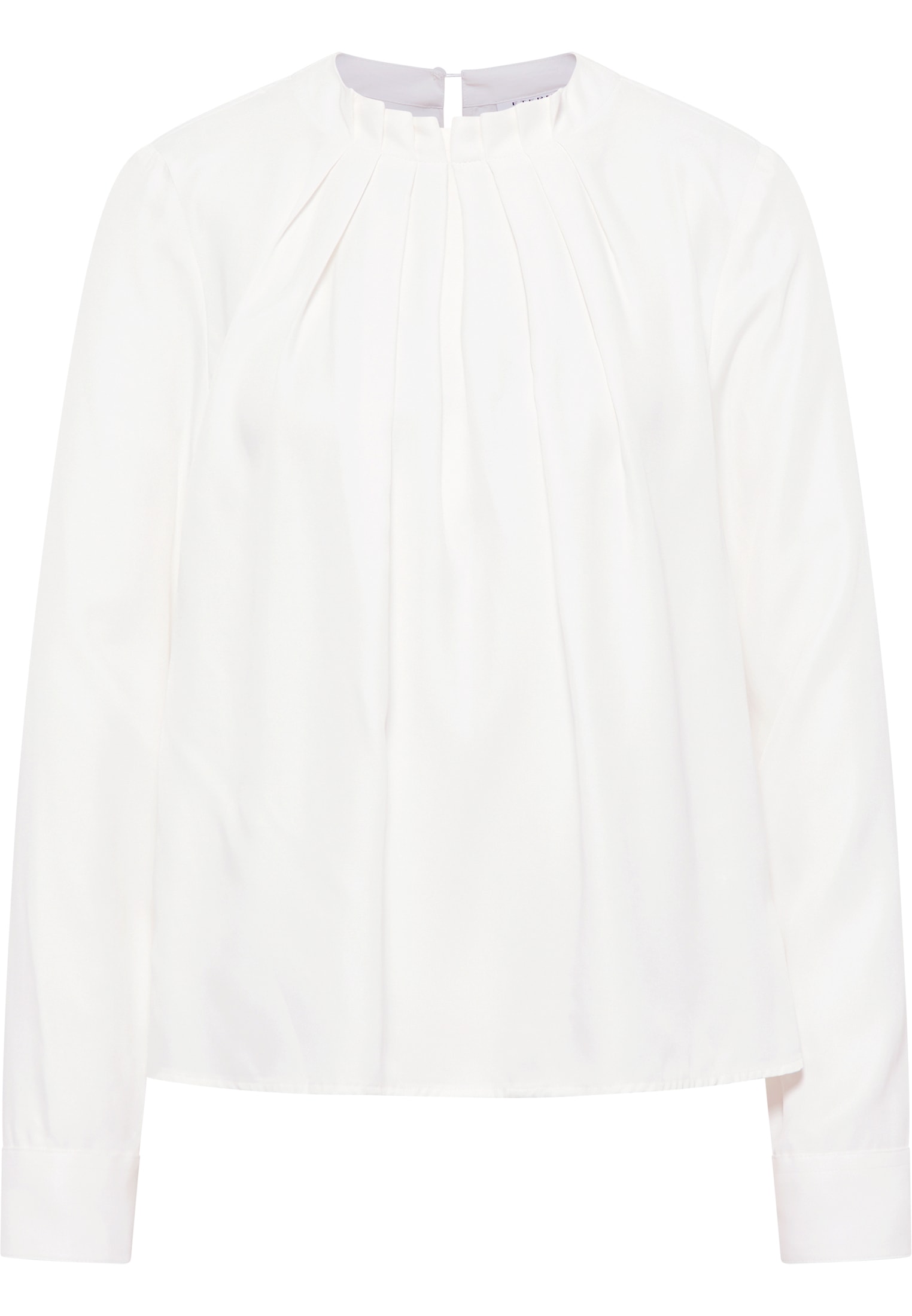 Shirt unifarben | | in | Viscose Bluse | Langarm 40 2BL04240-00-02-40-1/1 off-white off-white