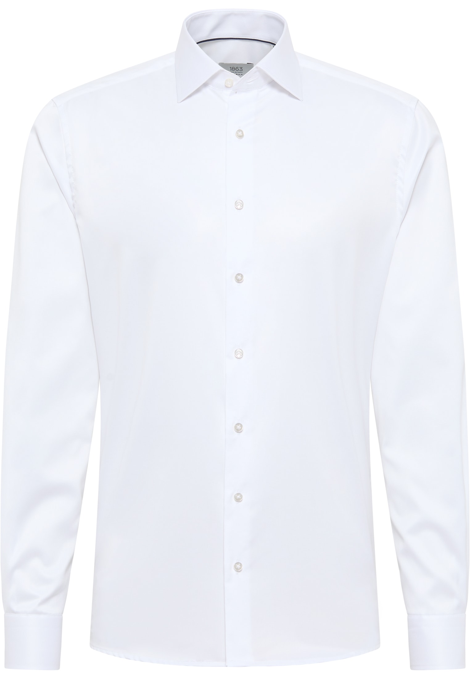 MODERN FIT Luxury Shirt in wit vlakte