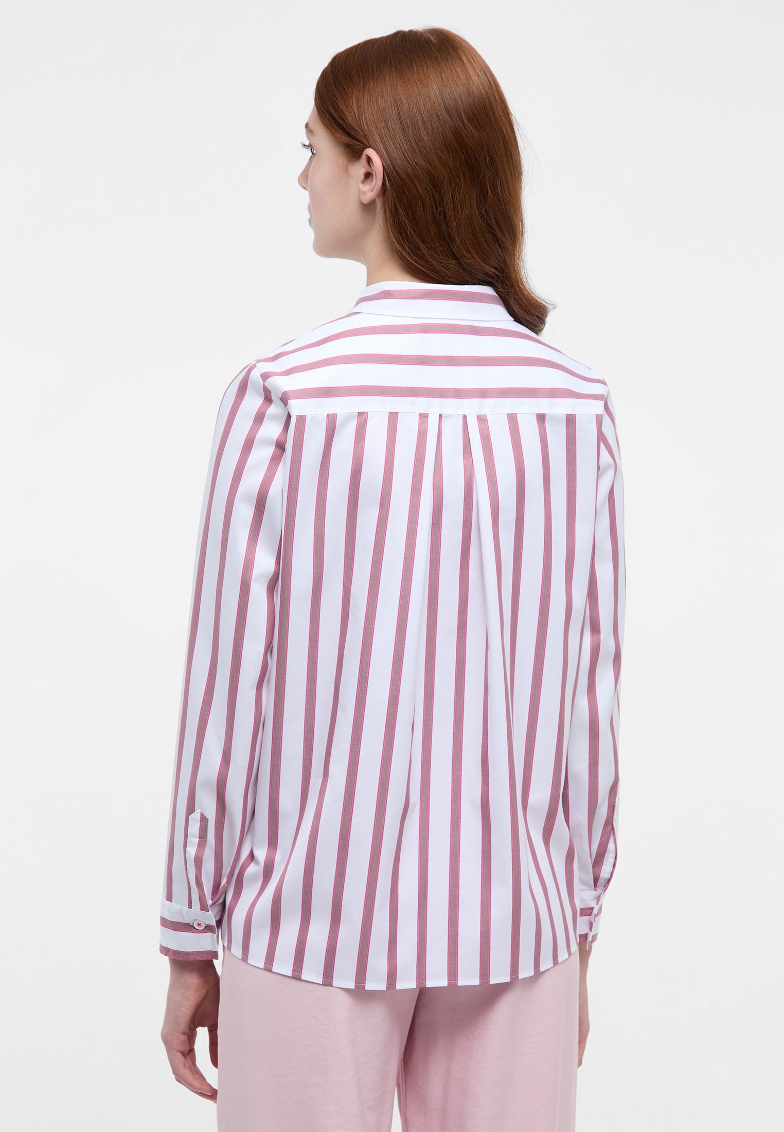 | gestreift Shirt in Luxury pink Bluse | | Langarm Soft | 46 2BL04213-15-21-46-1/1 pink
