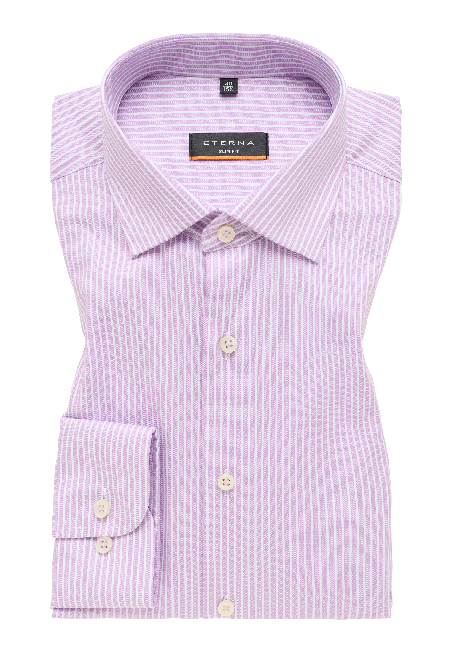 ETERNA Twill-hemd SLIM FIT violet | 42 Lange mouw | 1SH11839-09-02-42-1/1