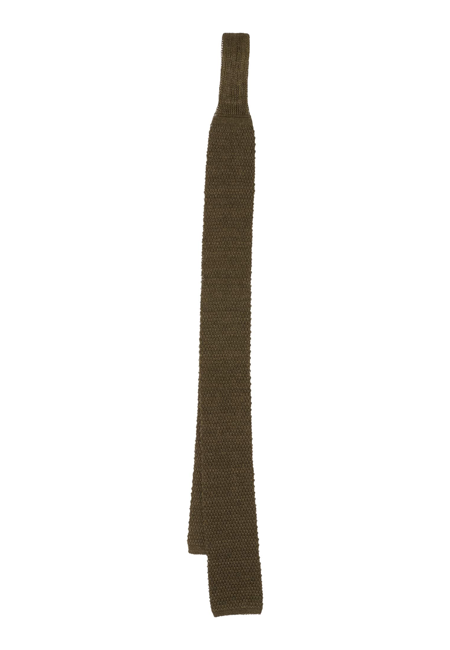Krawatte in khaki unifarben | | 142 1AC02004-04-52-142 | khaki