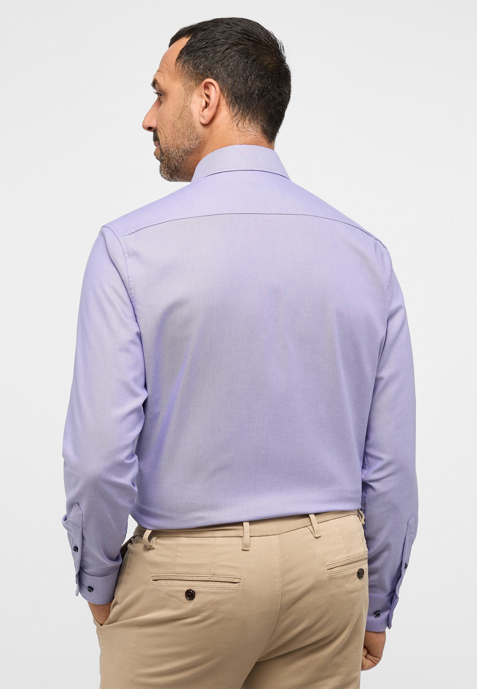 Buy Louis Philippe Purple Slim Fit Printed Shirt for Mens Online @ Tata CLiQ