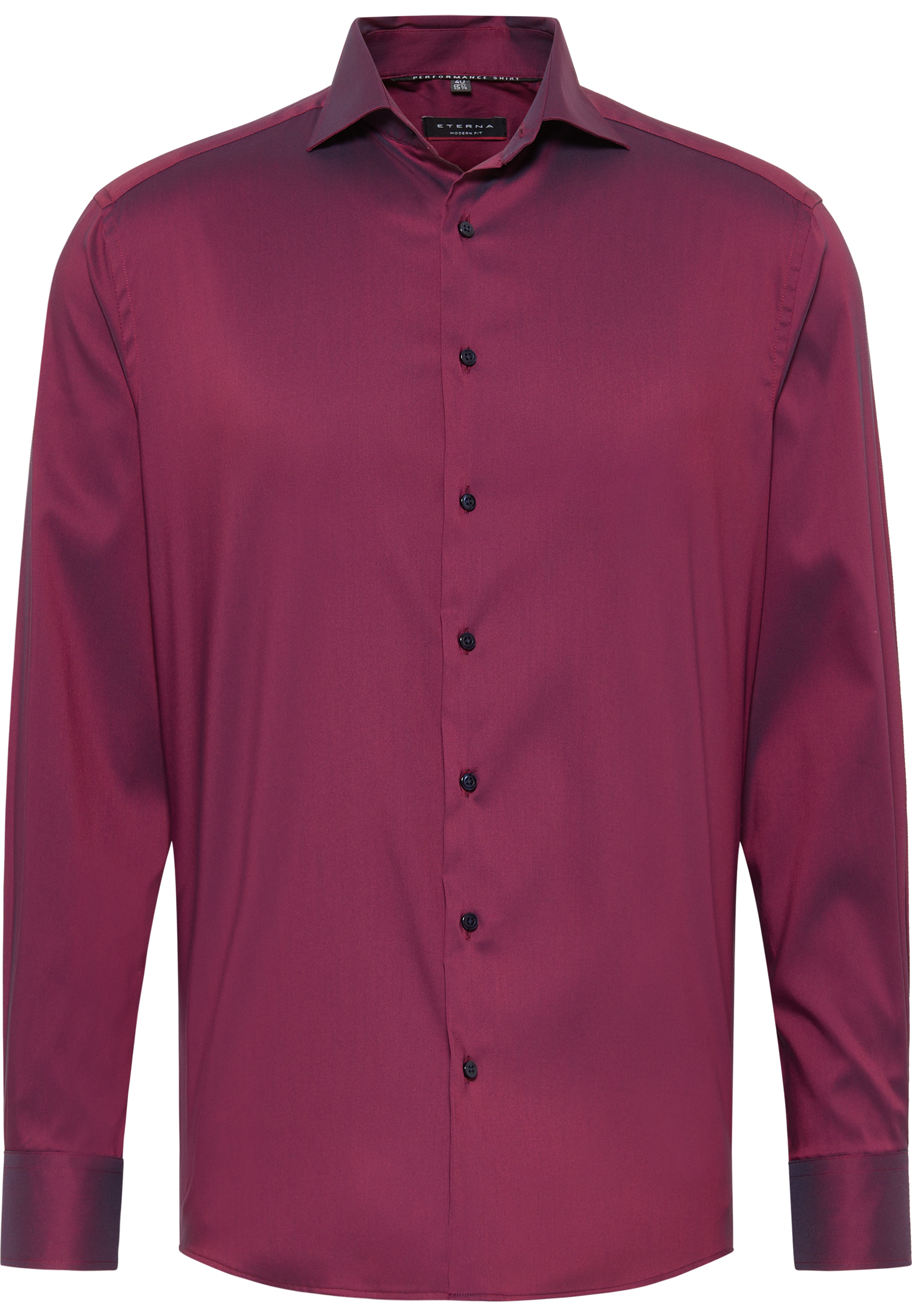 | Performance FIT | 1SH02224-05-81-48-1/1 | | burgunder Langarm in 48 MODERN unifarben burgunder Shirt