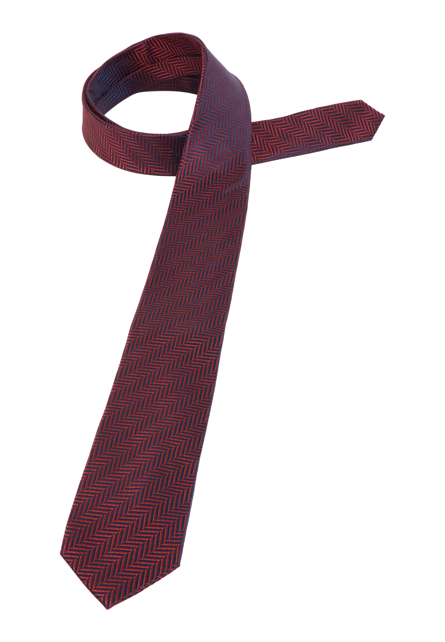 Krawatte in orange | | 1AC01911-08-01-142 gemustert 142 | orange