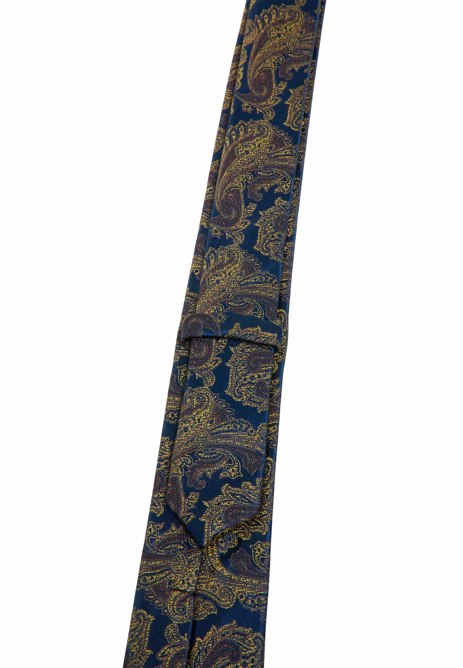 Krawatte in blau/gelb 142 | 1AC01915-81-52-142 | gemustert blau/gelb 