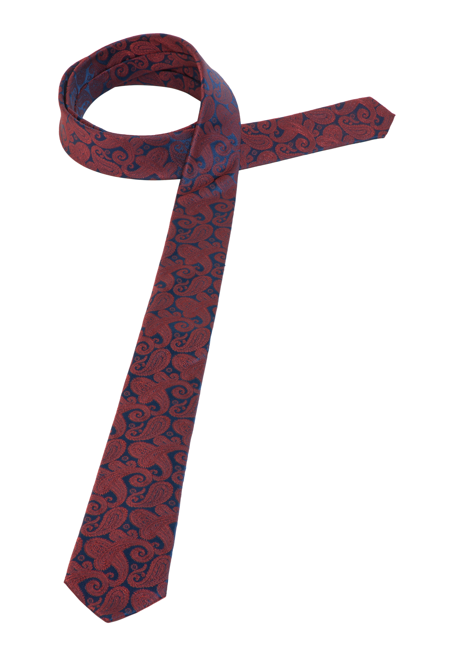 Krawatte in rusty red rusty 142 | | 1AC01904-05-63-142 red gemustert 