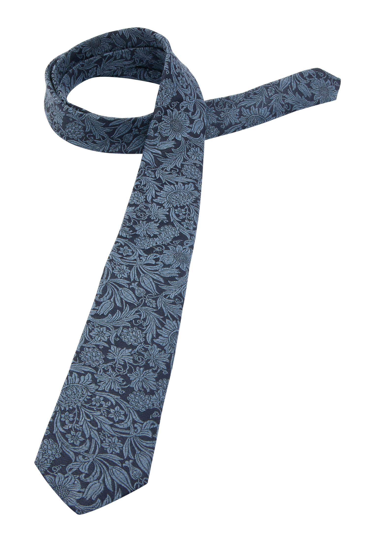 Tie in dark blue dark | blue patterned | 142 | 1AC01901-01-81-142
