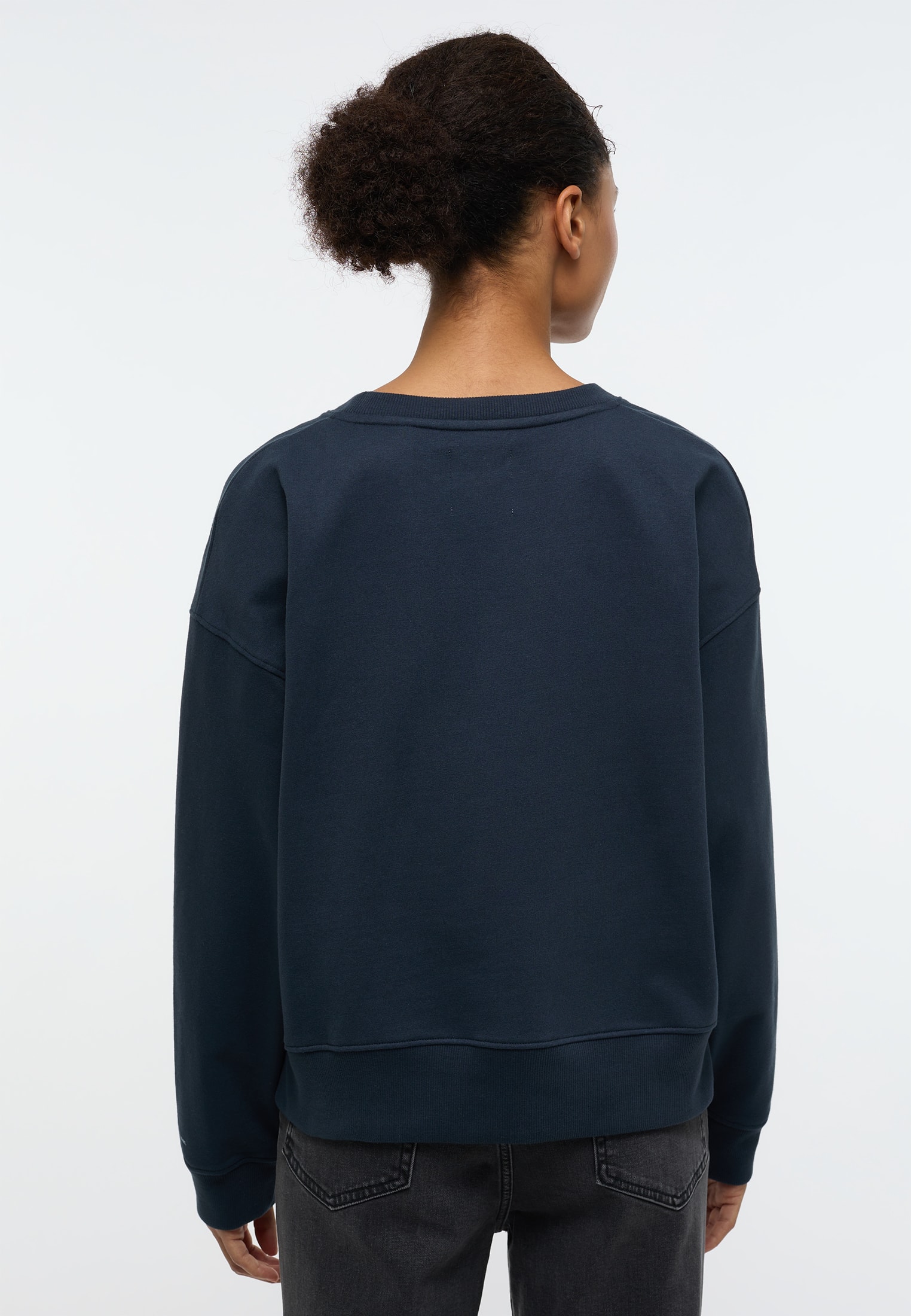 Plain navy shop jumper womens