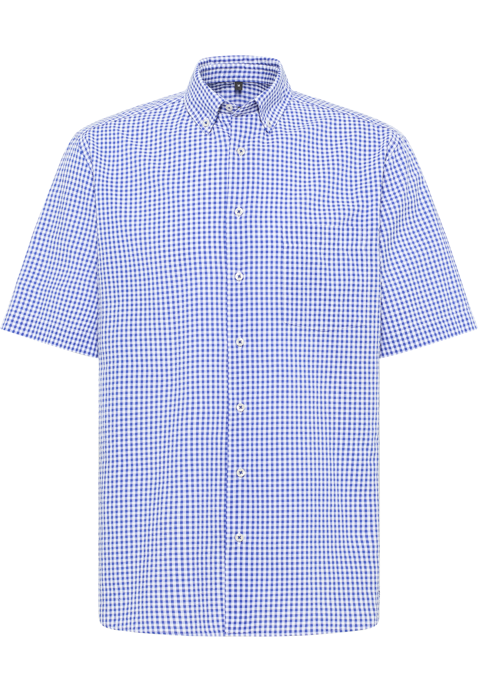 MODERN FIT Overhemd in blauw geruit