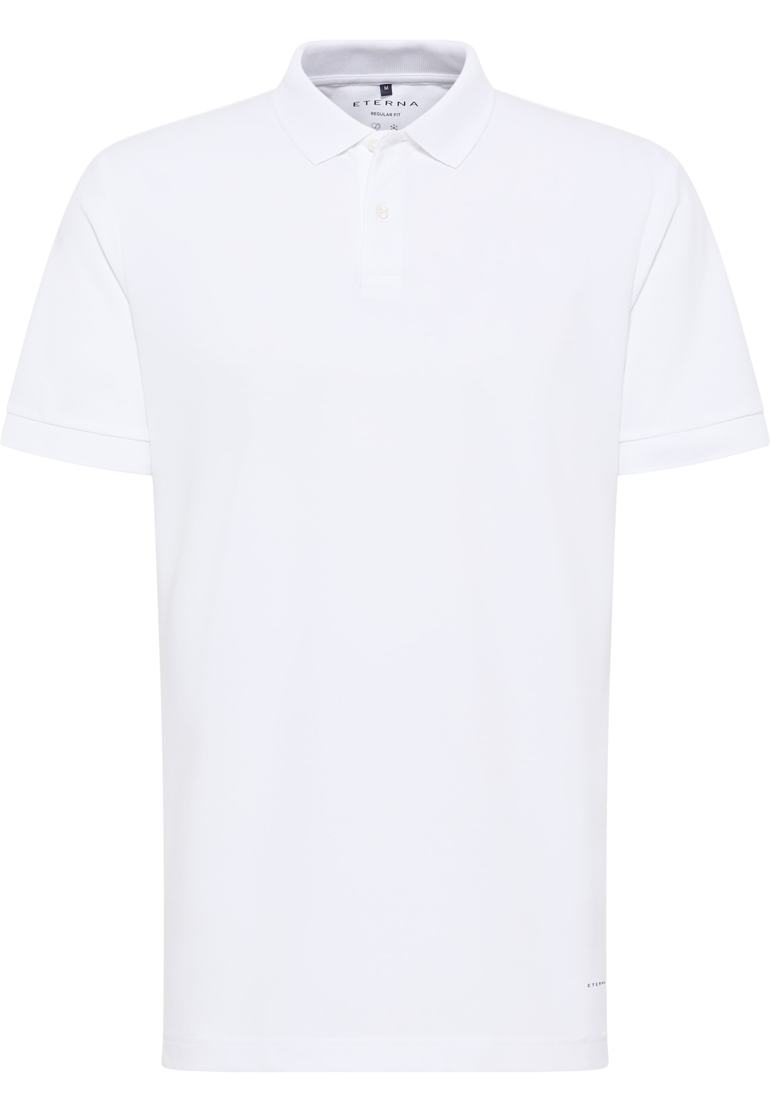 MODERN FIT Poloshirt in weiß unifarben | weiß | 42 | Kurzarm |  1SP00175-00-01-42-1/2