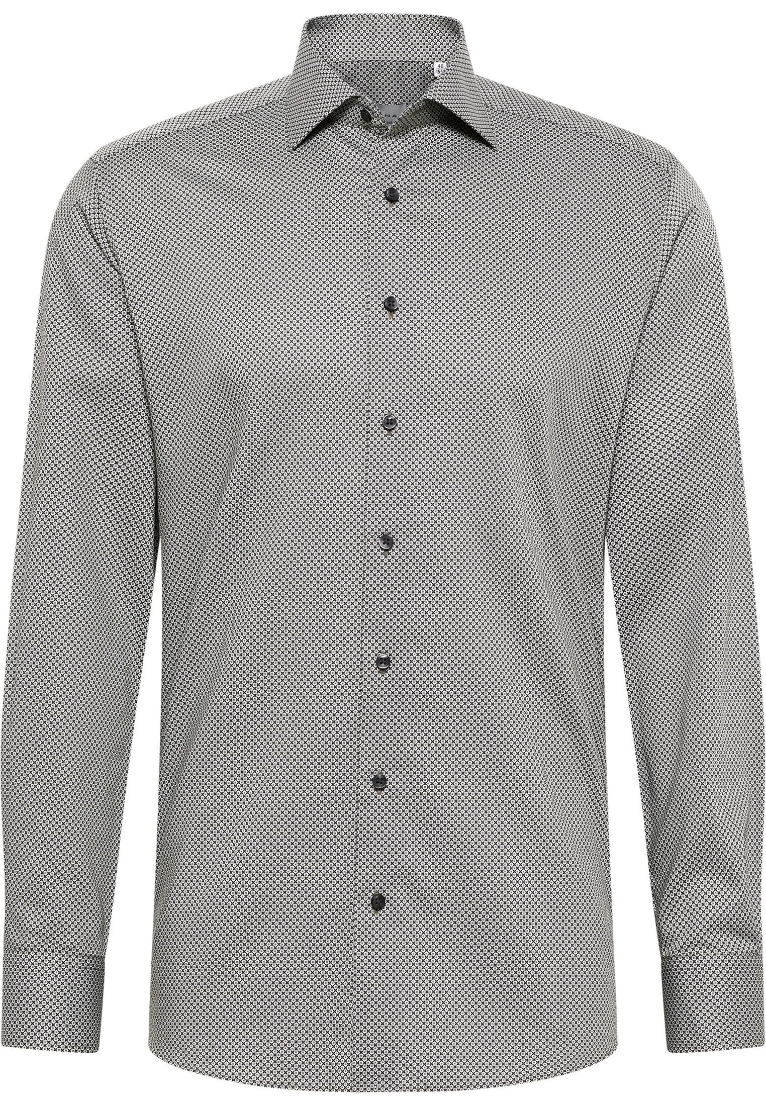 MODERN FIT Shirt in green printed