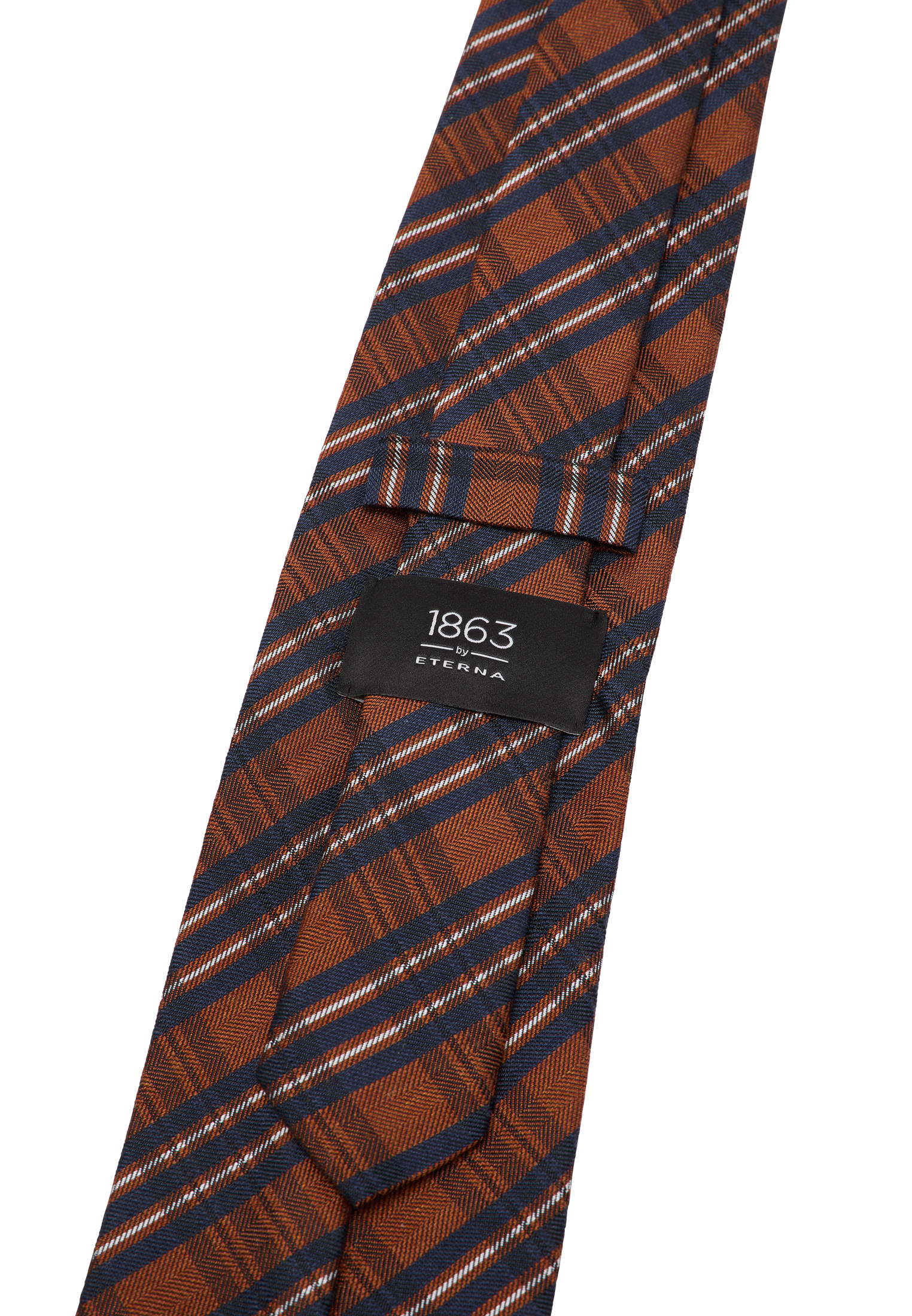 checkered Tie 142 brown | 1AC01934-02-91-142 in | brown |