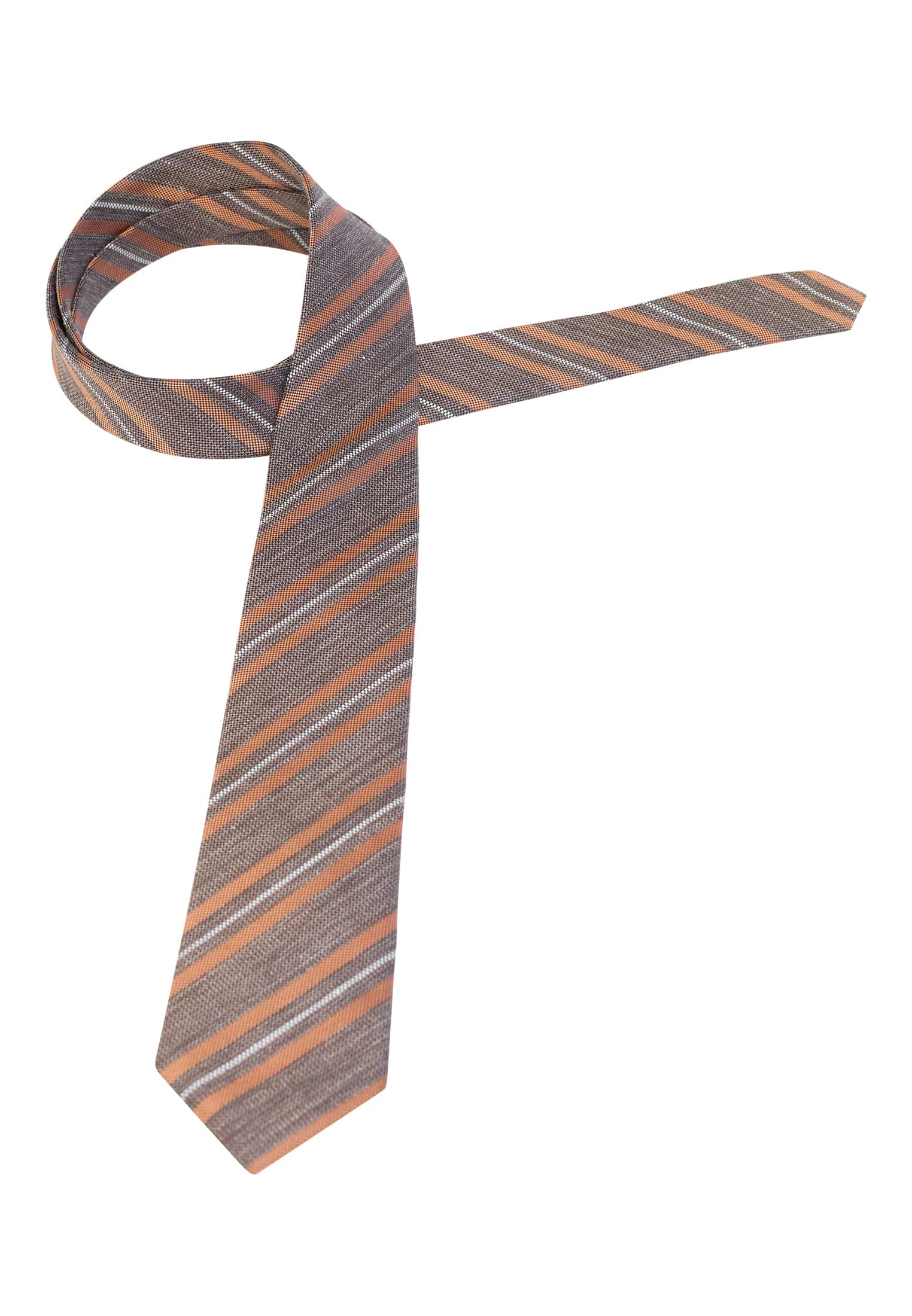 Krawatte in terracotta gemustert | | 142 terracotta | 1AC01978-08-91-142