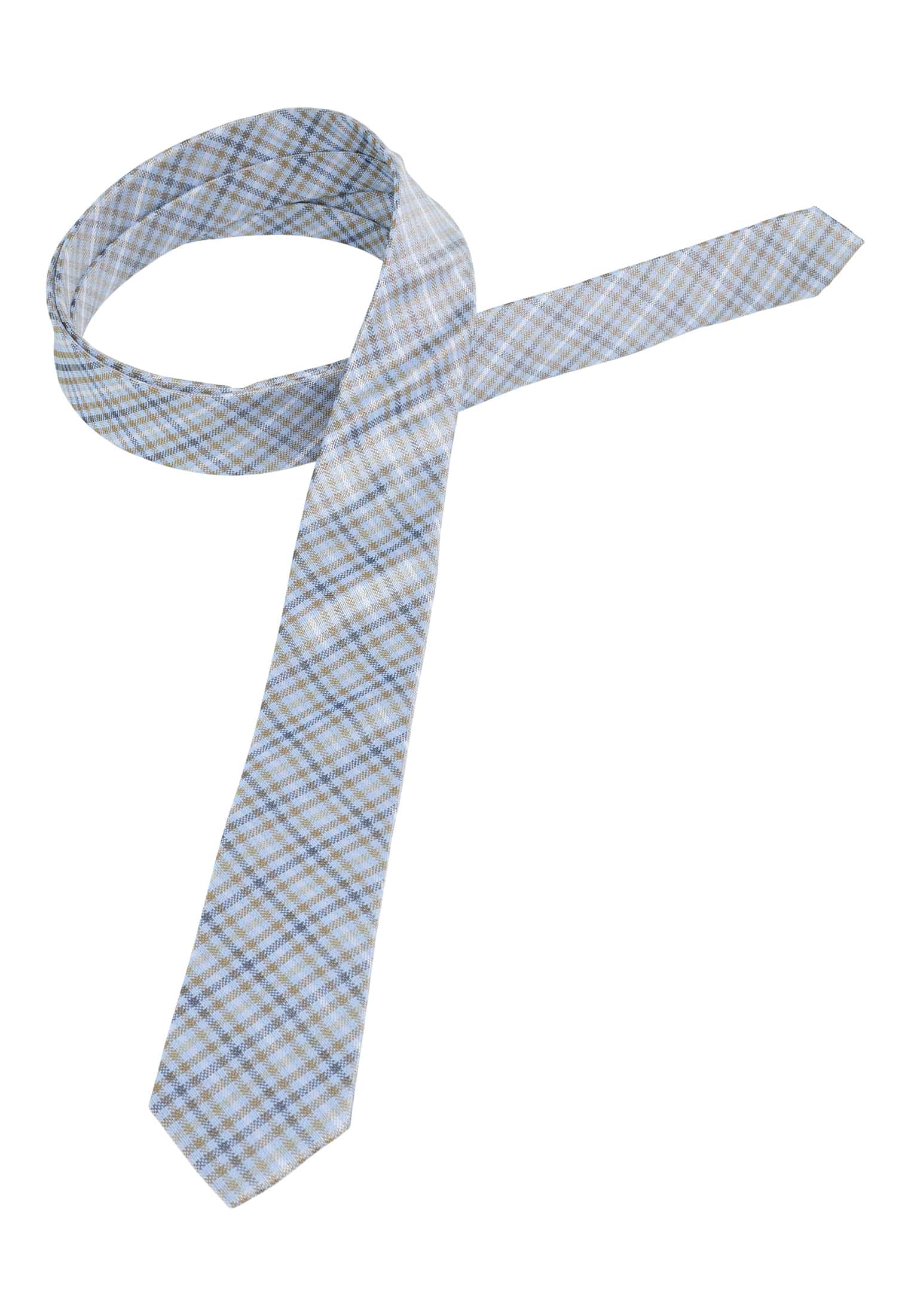 Krawatte in | | 1AC01998-81-48-142 blau/grün | 142 kariert blau/grün