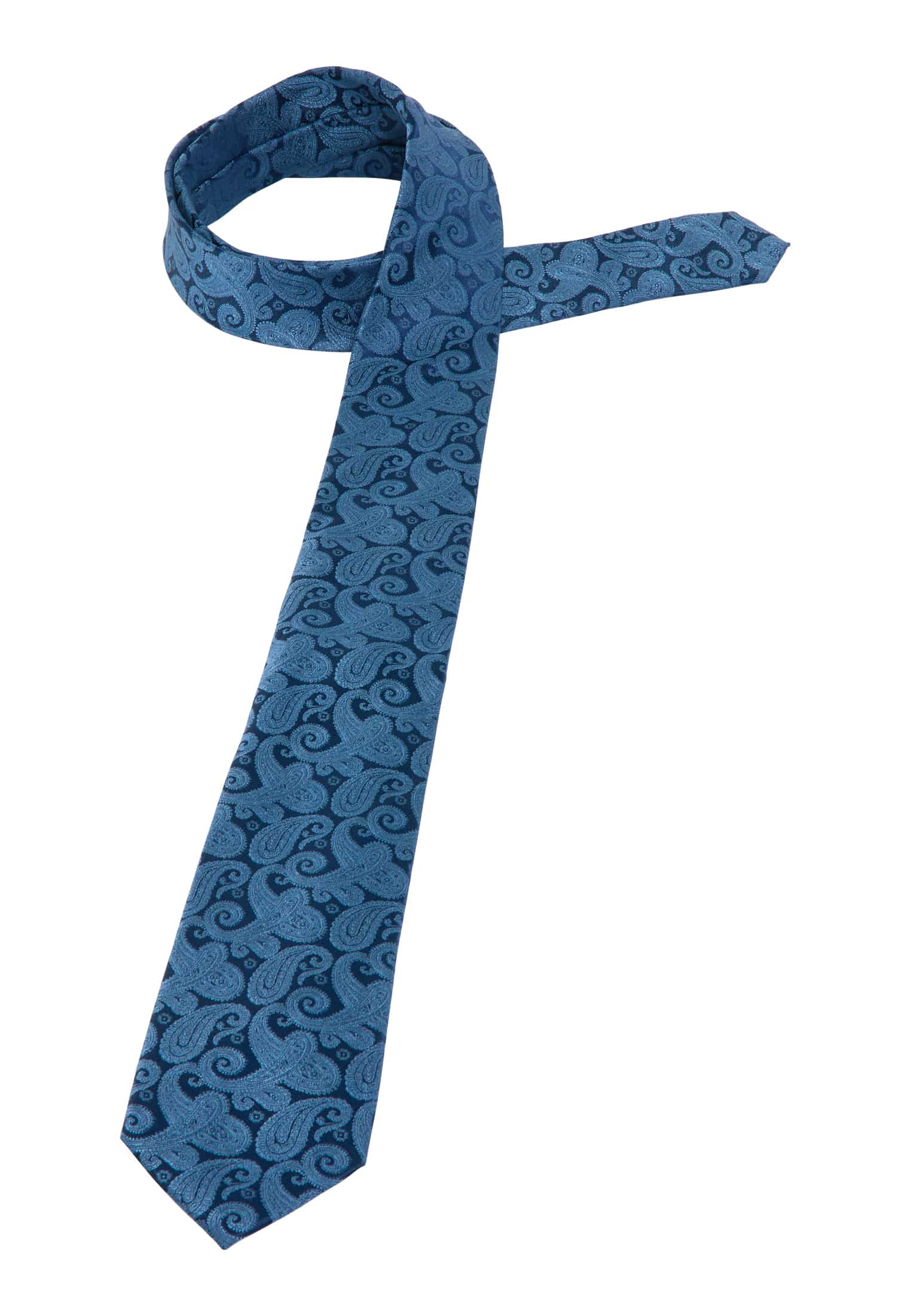 Krawatte in blau gemustert | 142 | blau 1AC01891-01-41-142 