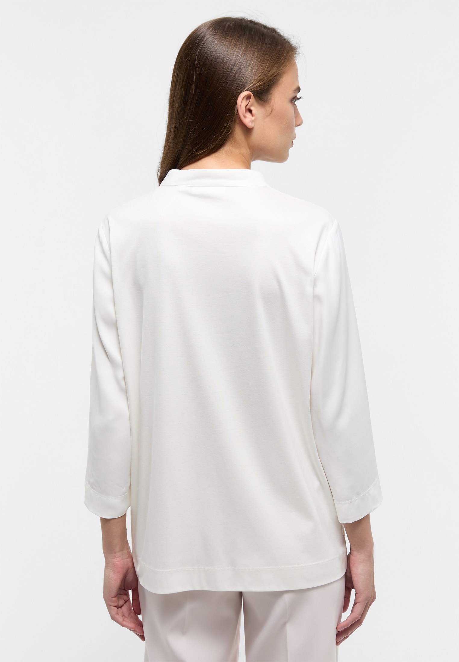 Bluse | off-white 3/4-Arm 2BL04358-00-02-46-3/4 Shirt Viscose | 46 unifarben | | off-white in