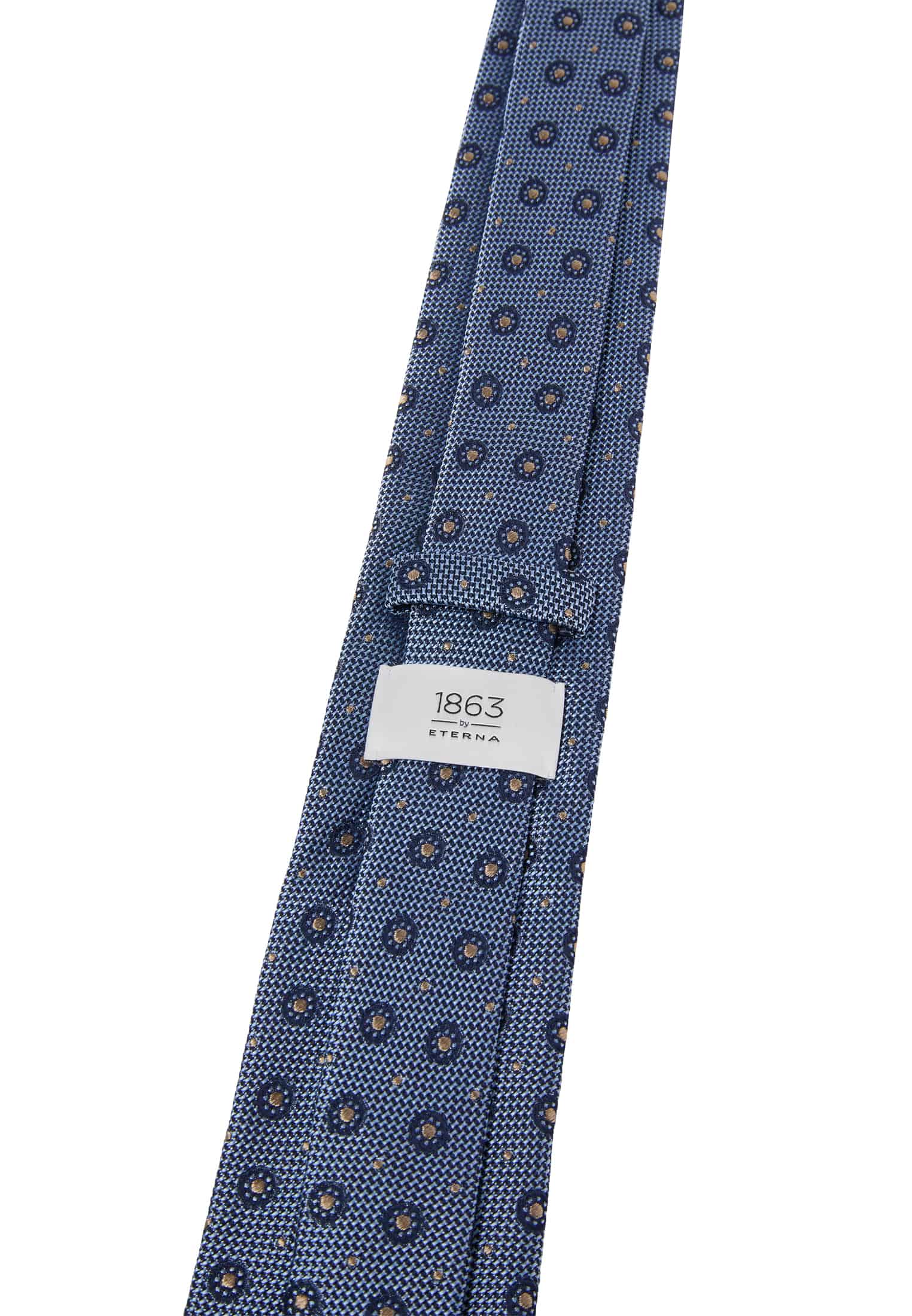 Krawatte | in blau 142 strukturiert | 1AC02041-01-41-142 | blau