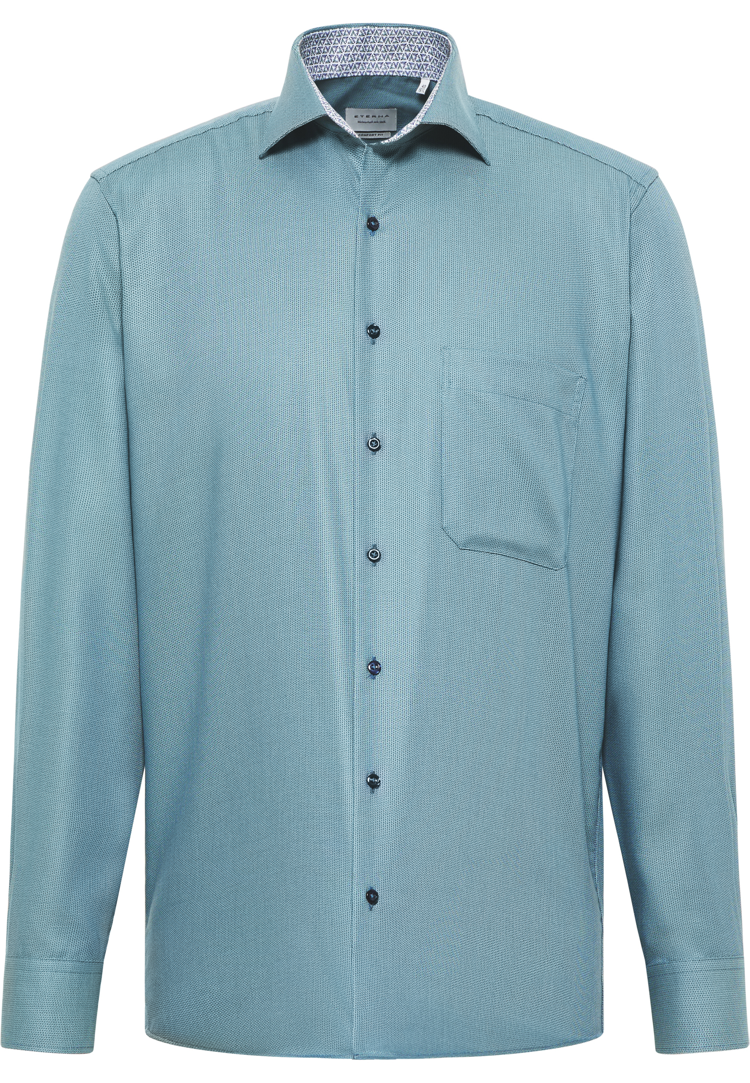 COMFORT FIT Shirt in green structured