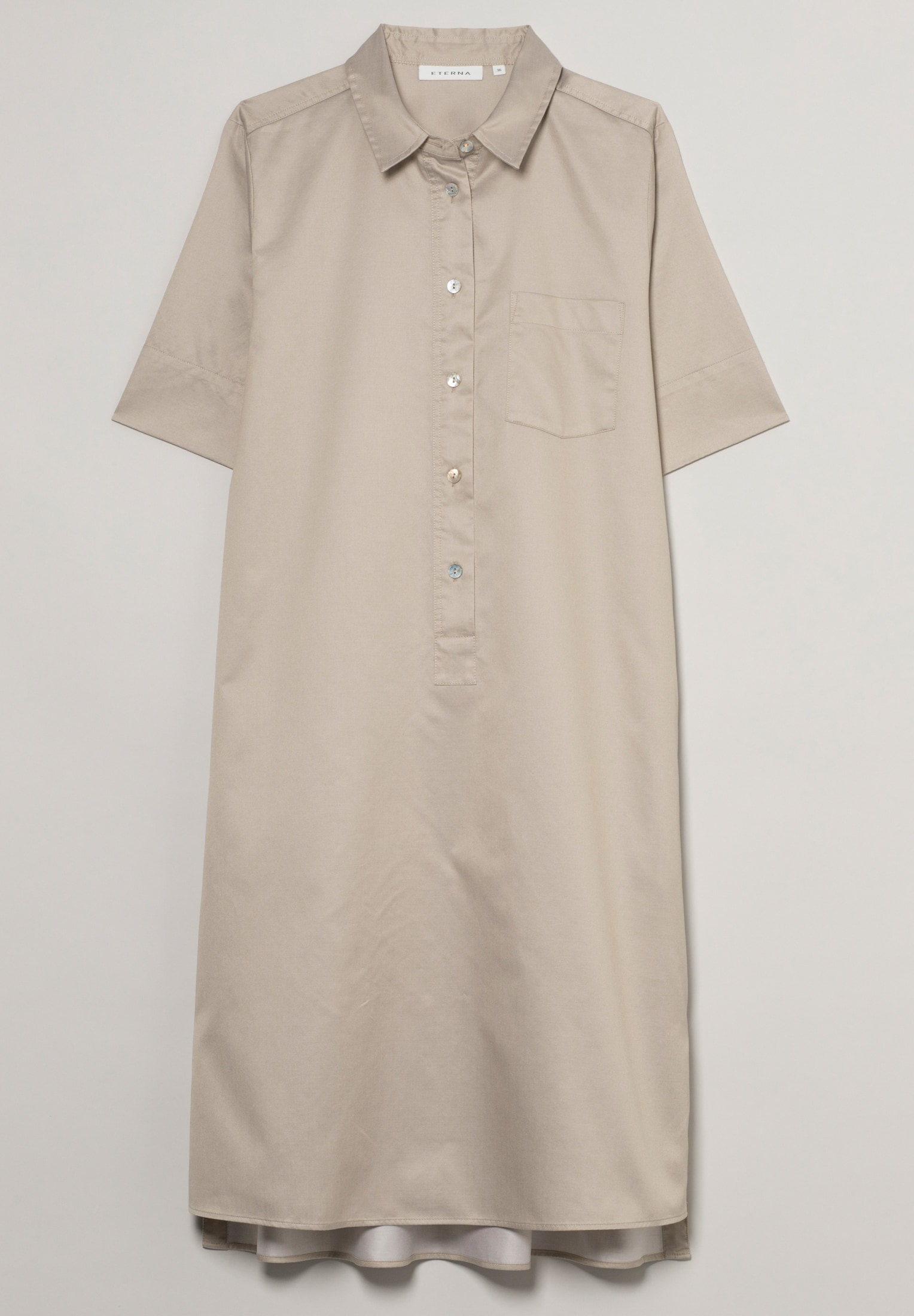 Bluse in 2DR00234-04-01-42-1/2 grün | Soft grün | unifarben Kurzarm Luxury 42 | Shirt |