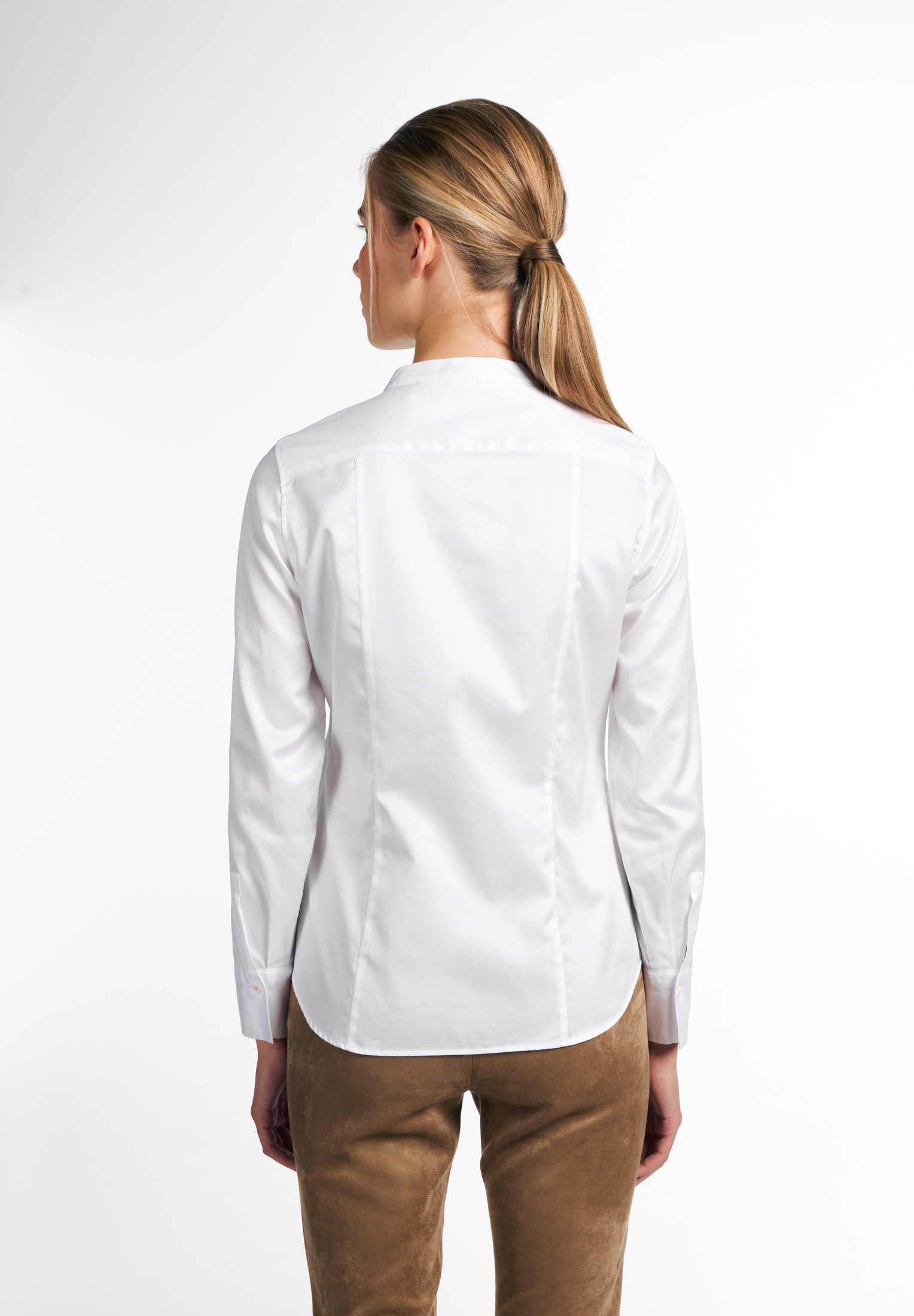 Soft Luxury Shirt Bluse | 2BL03742-00-02-38-1/1 | Langarm off-white off-white unifarben | in | 38