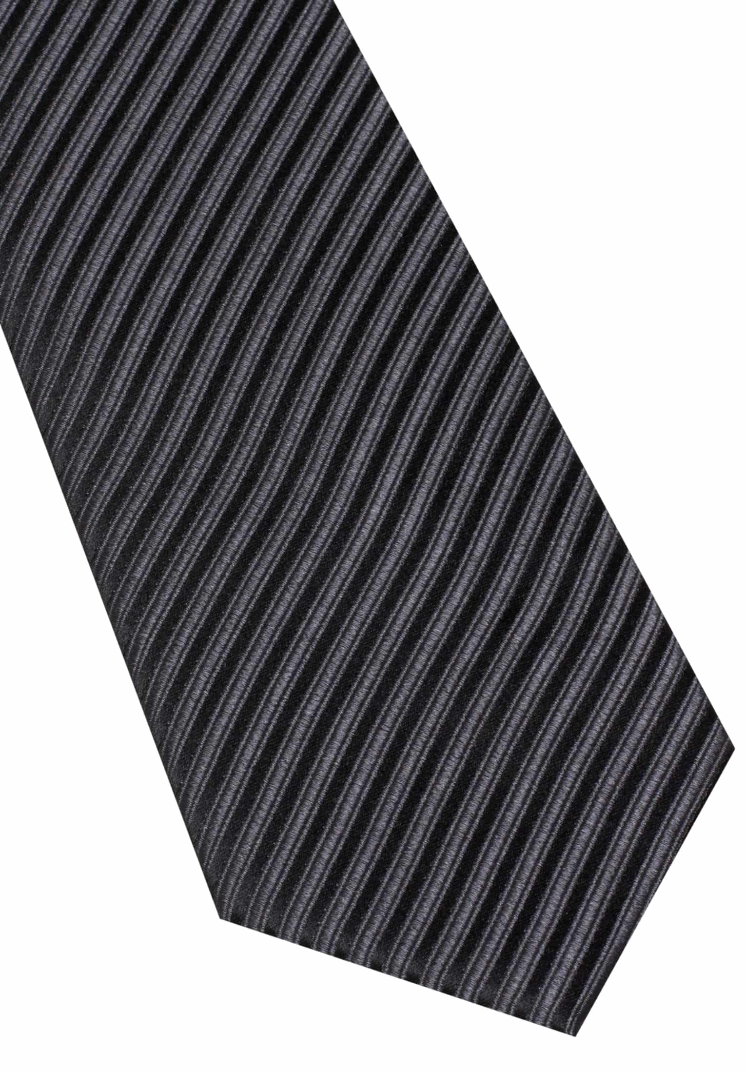 142 schwarz in schwarz | 1AC00528-03-91-142 | unifarben | Krawatte