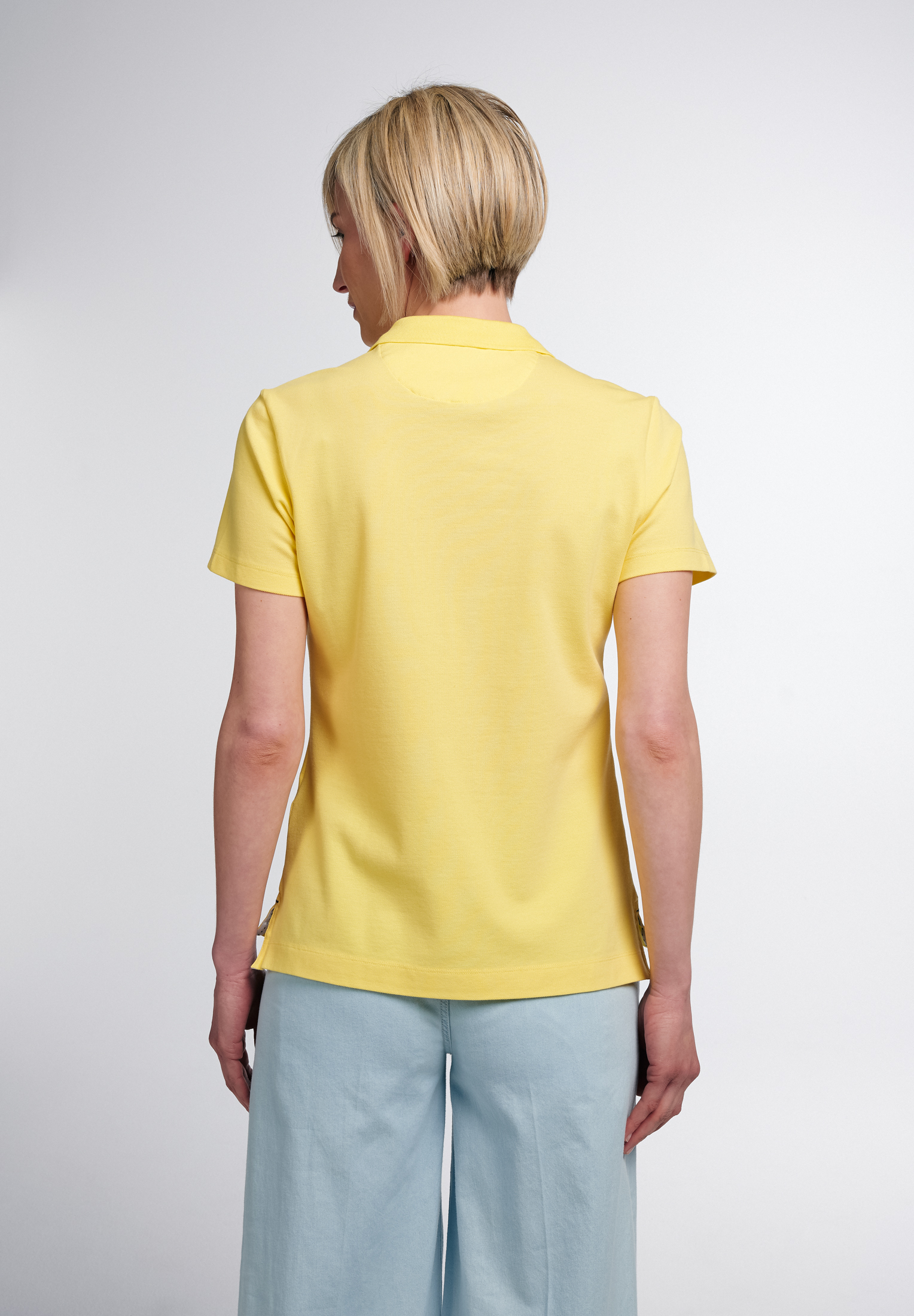 Poloshirt in gelb 7XL | unifarben | | 2SP00006-07-01-7XL-1/2 gelb Kurzarm 