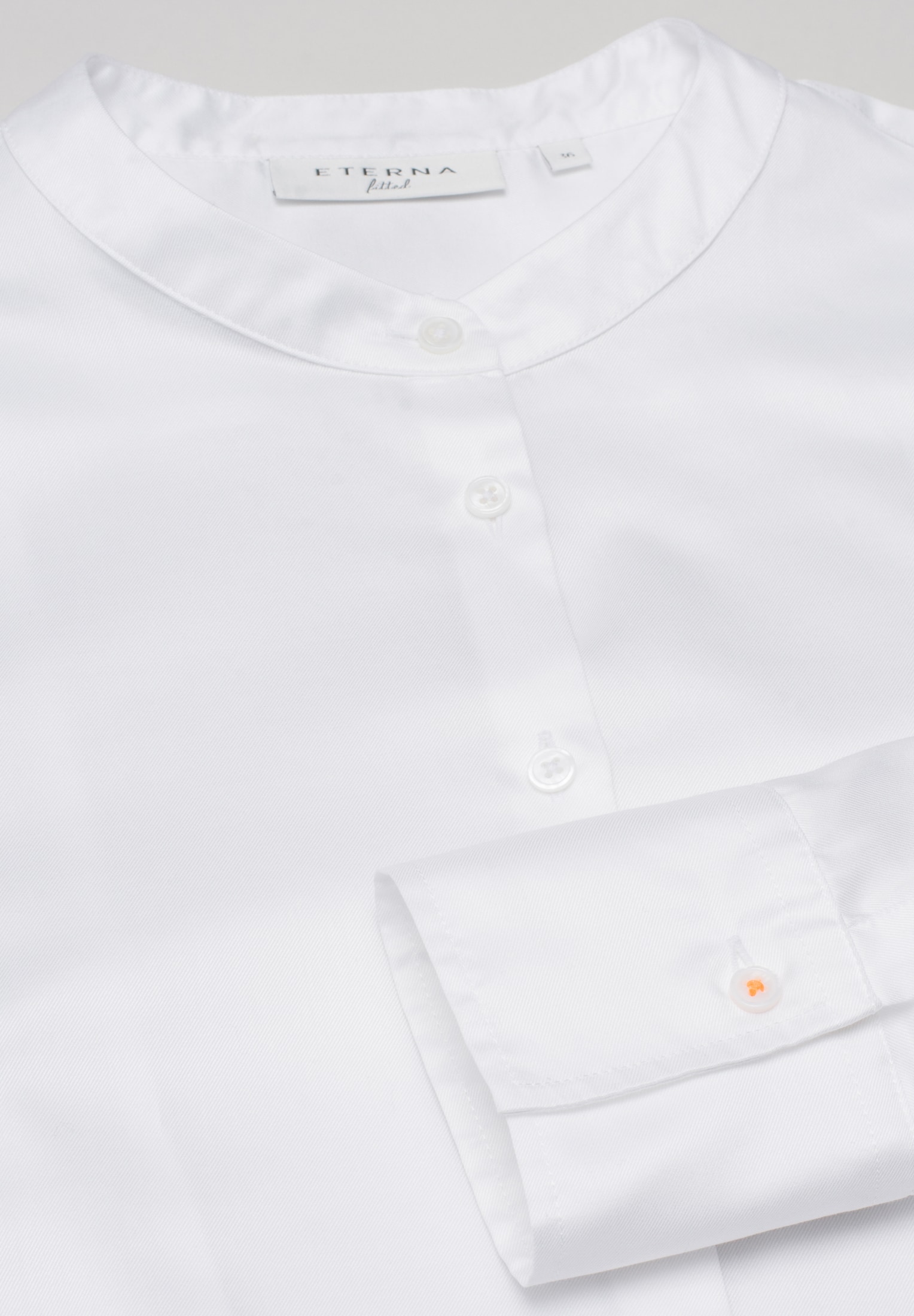 Shirt Luxury | Langarm unifarben 38 | in 2BL03742-00-02-38-1/1 | | Bluse Soft off-white off-white